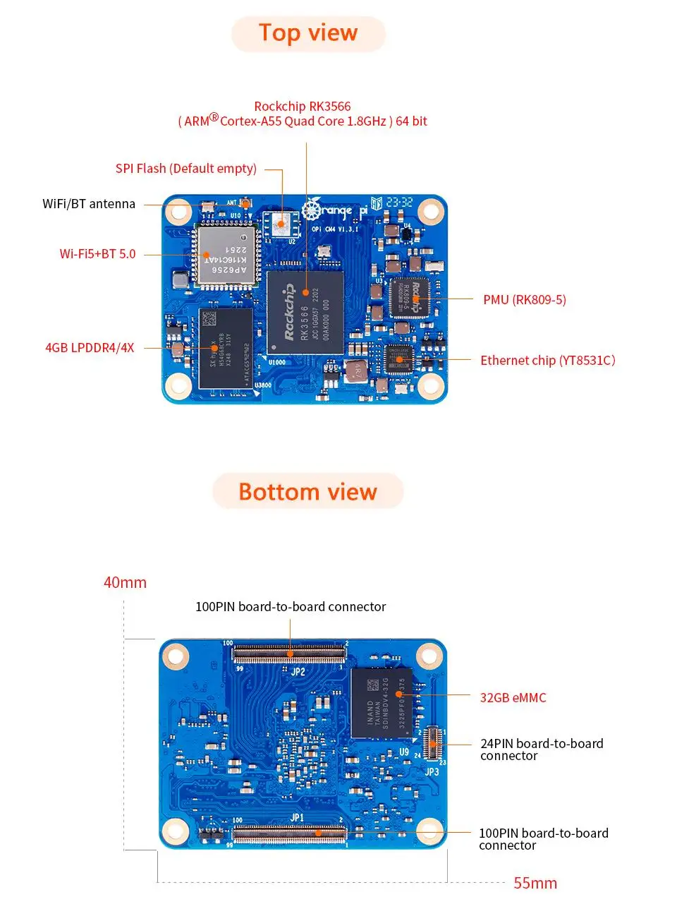 BoaMasMOrange Pi CM4 4GB RAM 3 - Compute Module 4 32Gb Wifi review and price