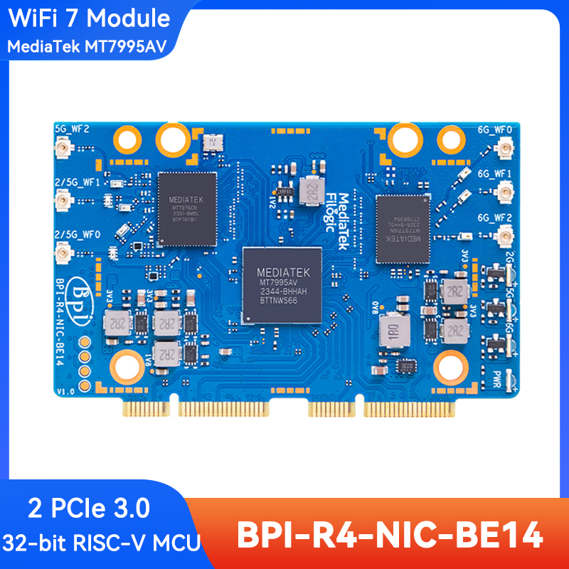 Banana Pi BPI-R4-NIC-BE14 WiFi - Bananapi Bpi R4 Wifi 7 review and price