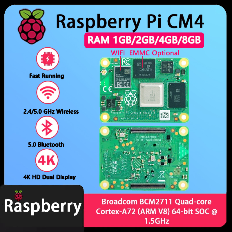Raspberry Pi CM4 1GB/2GB/4GB/8 - Compute Module 4 32Gb Wifi review and price