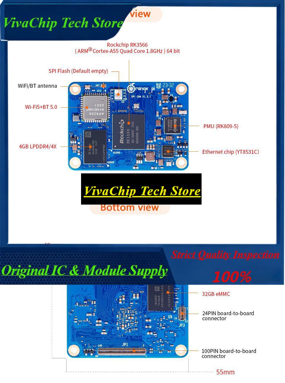 VivacpOrange Pi CM4 4GB RAM 32 - Compute Module 4 32Gb Wifi review and price